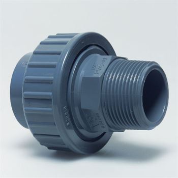 Male threaded adaptor union with Oring for pumps